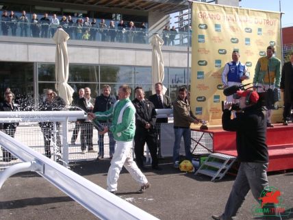 Champagne victoire du GNT