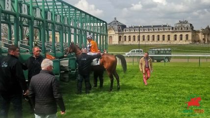 Départ à Chantilly