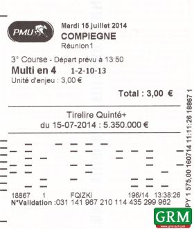 Turbo Prono vous a encore donné le Multi en seulement 4 chevaux !