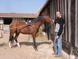 Pierre-André BROU et LAND DANOVER (Thierry Duvaldestin), 5ème du Critérium des 5 ans, vainqueur du GNT 2005.